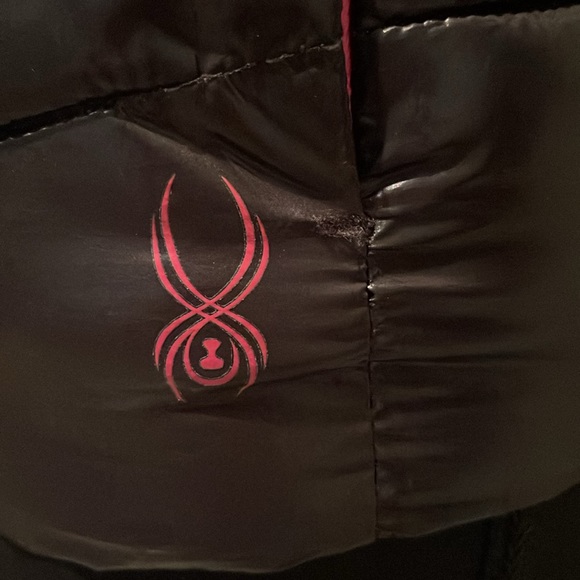 SPYDER Girl’s Black Light Winter Jacket. Kids Medium. - Picture 4 of 13